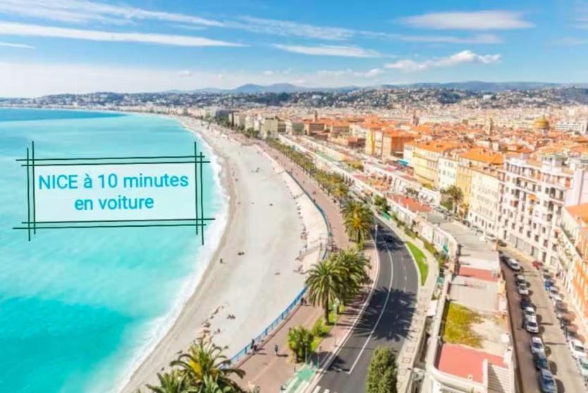 Cote D'Azur Joli Studio 50M Plage, Climatisation , Parking. فينوف لوبيه المظهر الخارجي الصورة